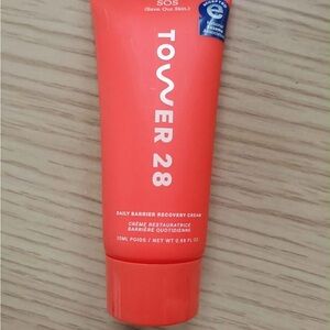 Tower 28 SOS Barrier Recovery Cream in Bold Orange